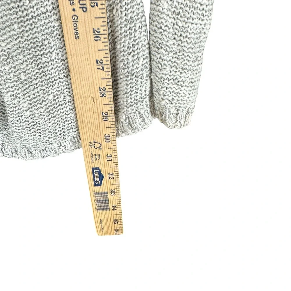 Belldini Women’s M Medium Gray Open Cardigan Sweater Knit Capsule Cozy Casual - Picture 10 of 13